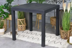 Tavolo da esterno Acqua, 80x80h74 cm,<Dmora Discount