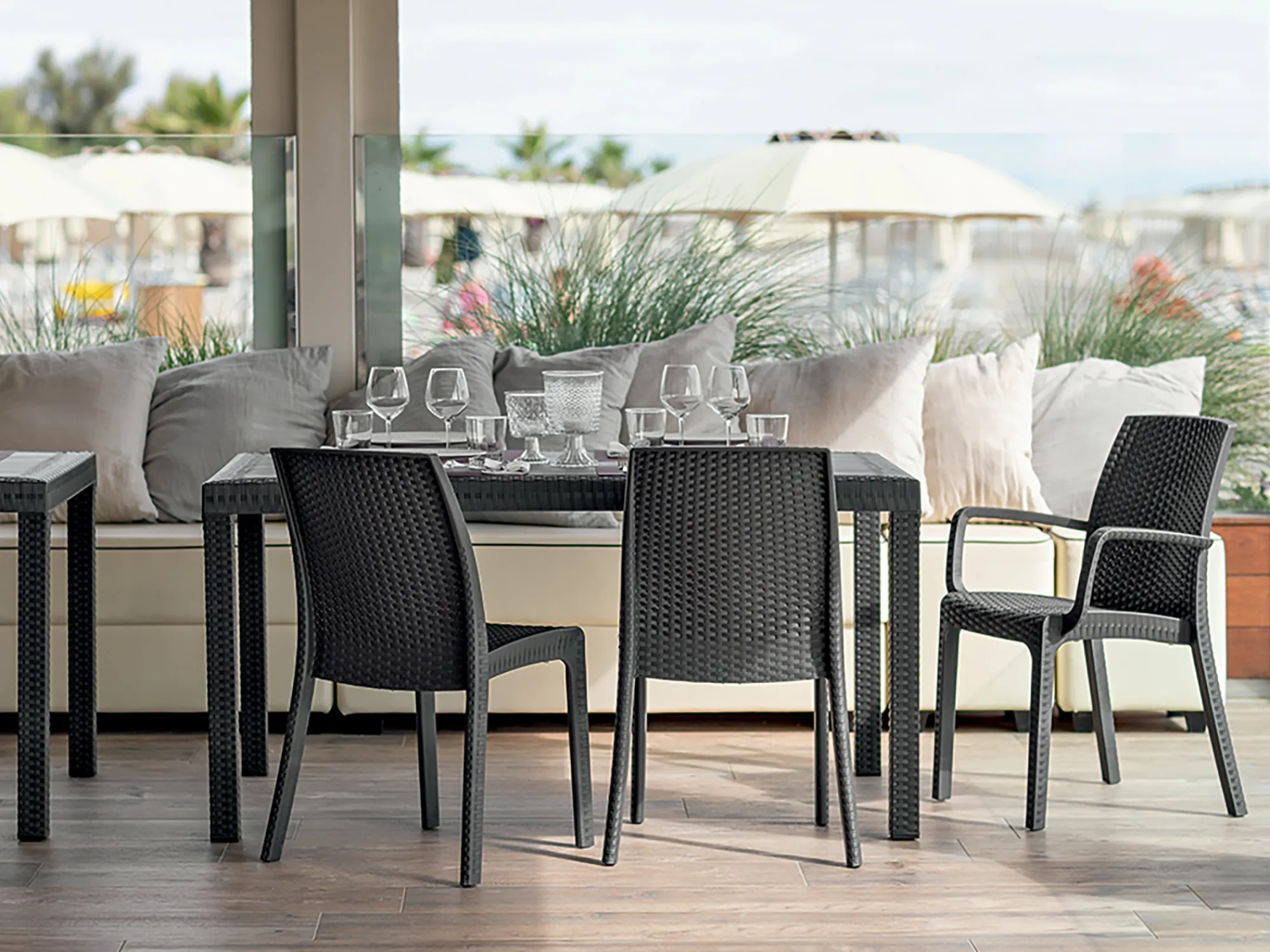 Tavolo da esterno Adila, 150x90h74 cm,<Dmora Cheap