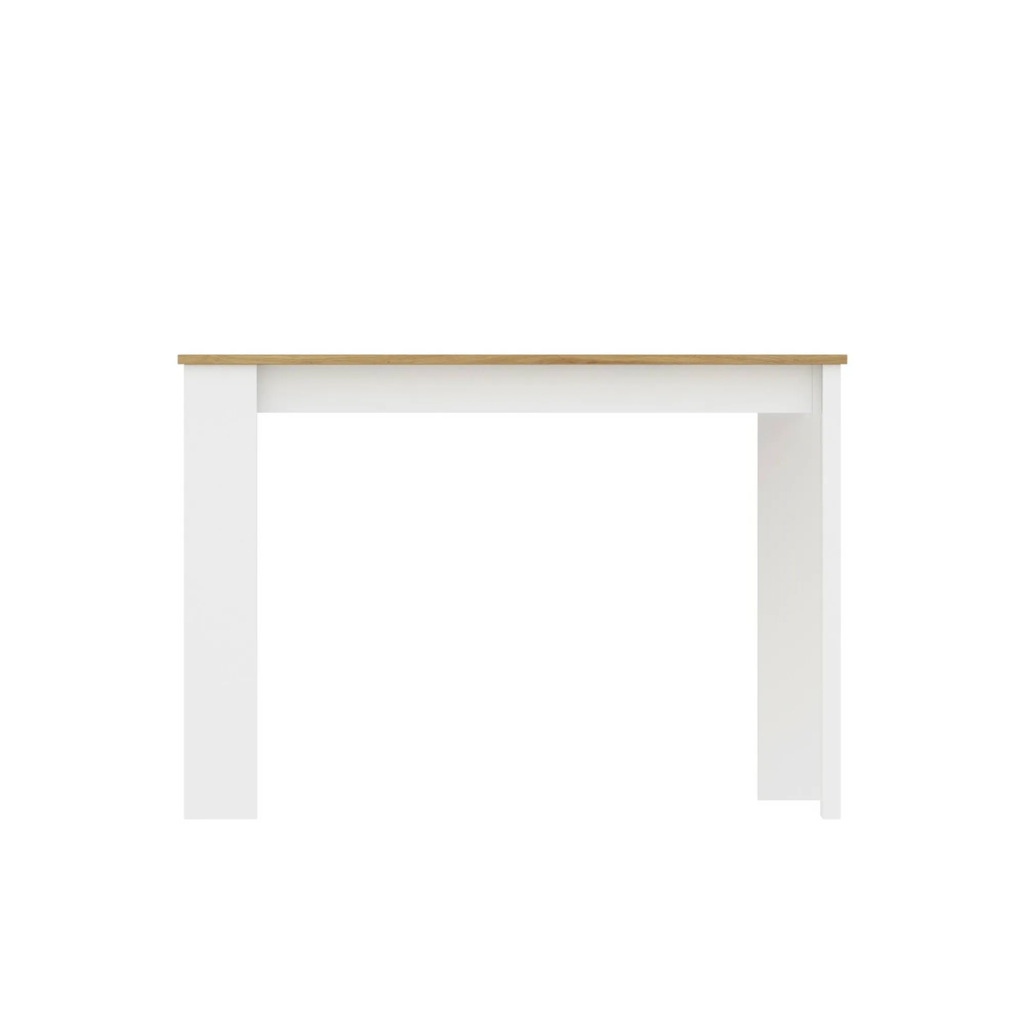 Tavolo fisso Amaranthya, 110x67h77 cm, Rovere Nodi e Bianco<Dmora Fashion