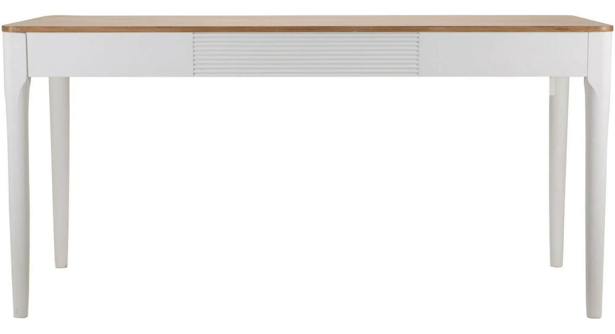 Tavolo fisso Dindga, 180x60 h80 cm, Bianco e Marrone<Dmora Clearance