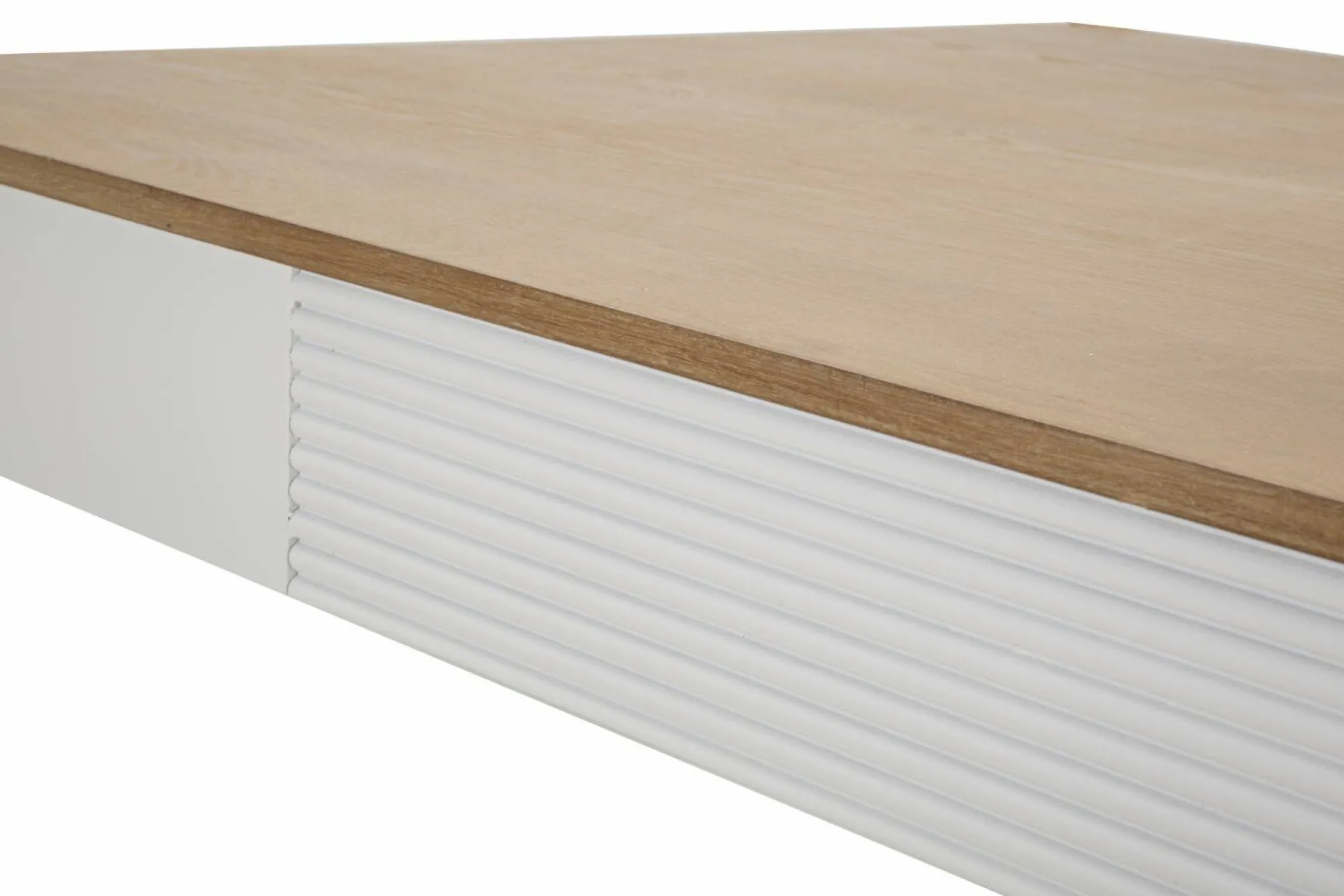 Tavolo fisso Dindga, 180x60 h80 cm, Bianco e Marrone<Dmora Clearance