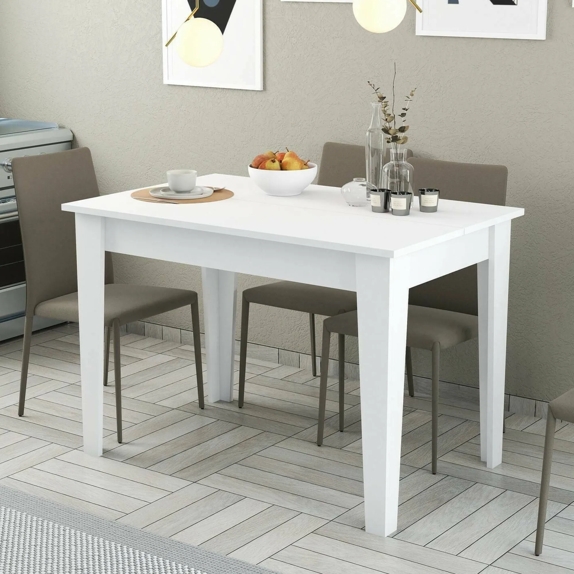 Tavolo fisso Dpanzanat, 110x72 h75 cm,<Dmora Sale