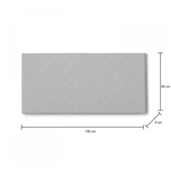 Testiera letto Acca, Cm 130x60,<Dmora Online