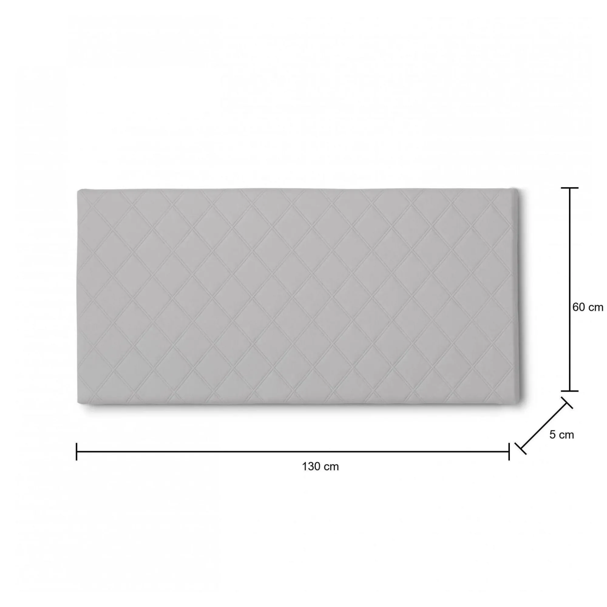 Testiera letto Acca, Cm 130x60,<Dmora Online