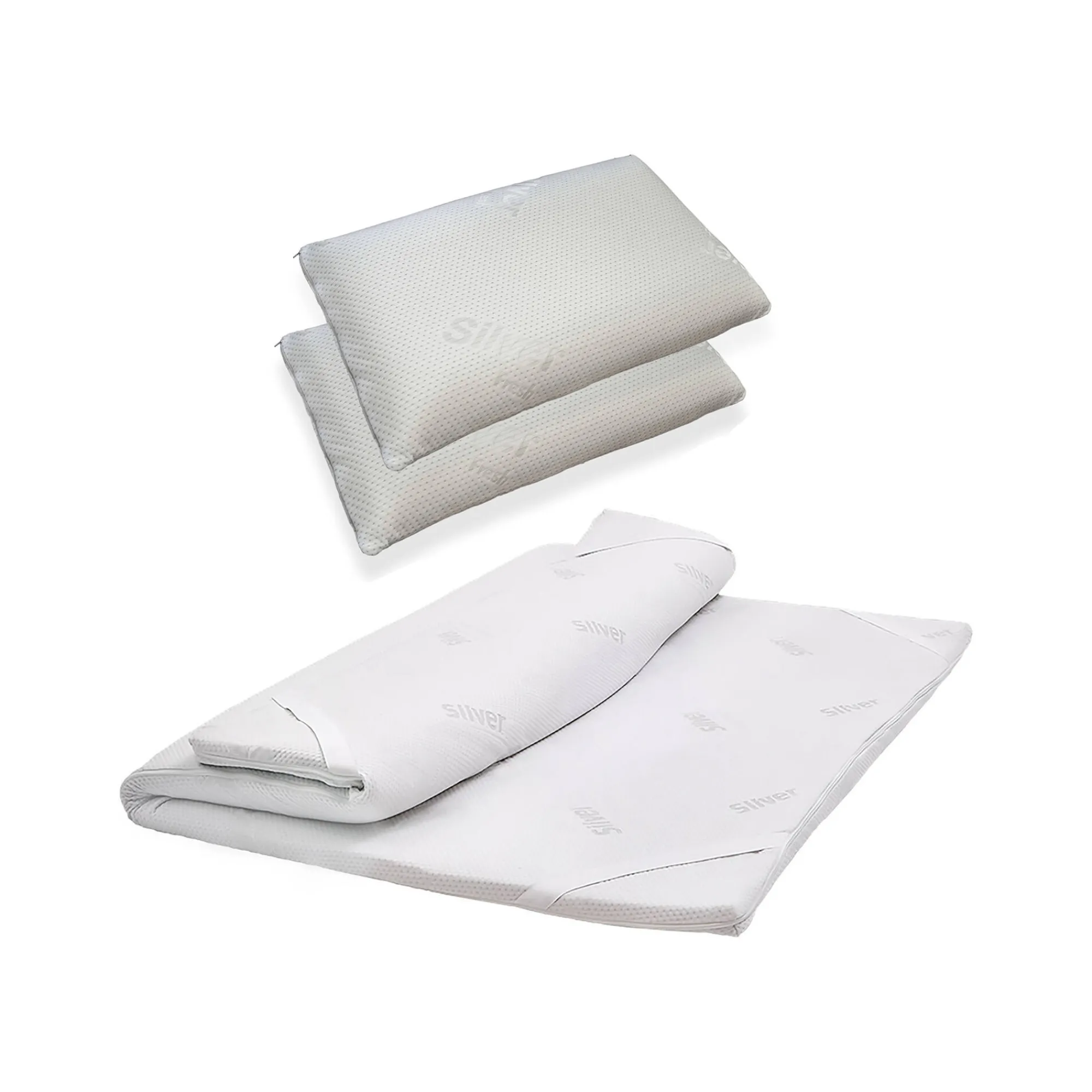 Topper matrimoniale Alcatron, 100% Made in Italy, 160x200xh5 cm<Dmora Best Sale