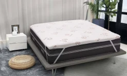 Topper piazza e mezza Airo, Anti acaro e Anallergico, Cm 120x190h5<Dmora Discount