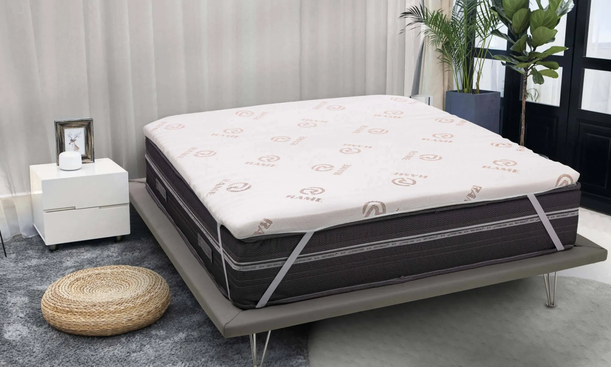 Topper piazza e mezza Airo, Anti acaro e Anallergico, Cm 120x190h5<Dmora Discount