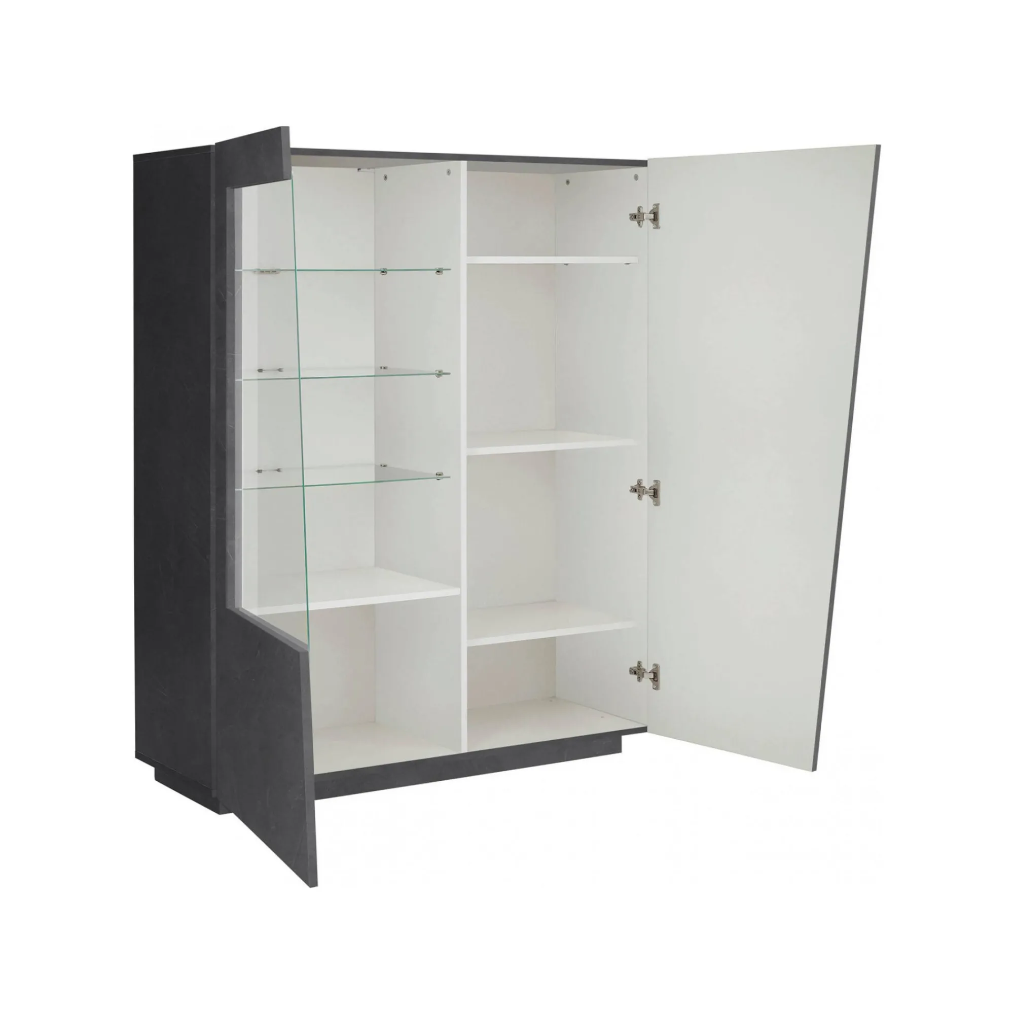 Vetrina Ask, cm 120x43h146,<Dmora Outlet